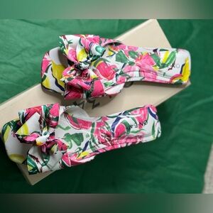 NIB Colorful Floral Women's Sandals 7.5